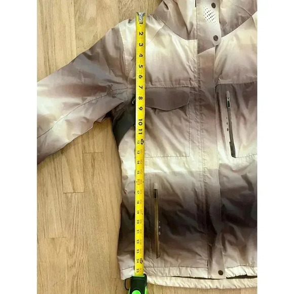 Women's Columbia Interchange Winter Jacket Coat Brown + White, Small, Titanium - Picture 6 of 9